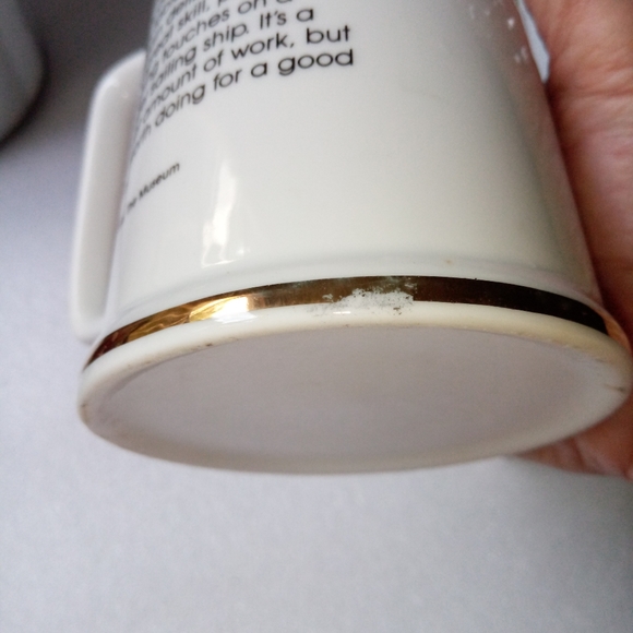 Vintage 1985 Norman Rockwell "For a good boy" Museum Tall Coffee Mug - Picture 9 of 9